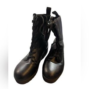 Black Lace Up Boots